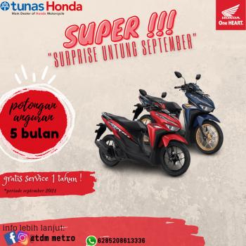 Tdm Metro Berikan Promo Super Surprise Untung September 
